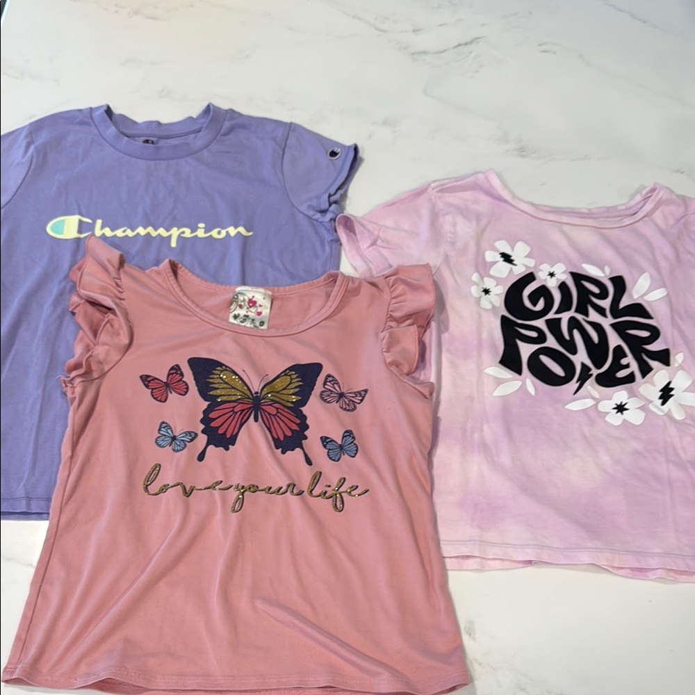 Set of 3 girls shirts - size 10